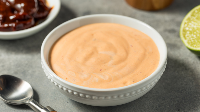 bowl of chipotle mayo