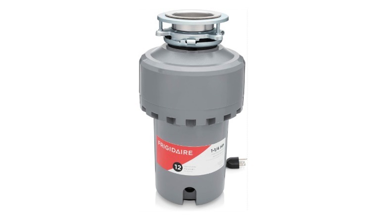 Frigidaire FF13DISPC1 garbage disposal with 1.25 horsepower.