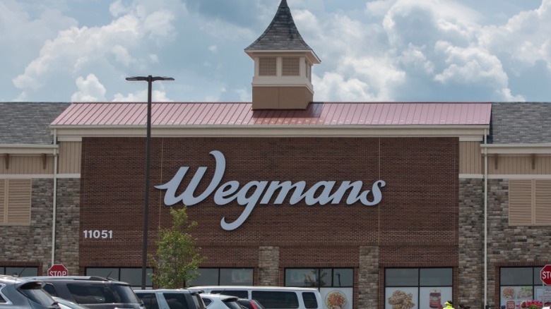 The exterior of a Wegmans store in North Carolina