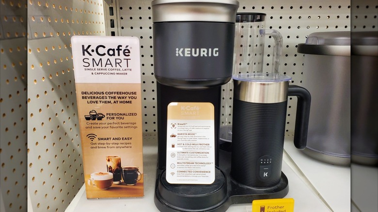 Keurig K-Café Smart coffee machine on shelf
