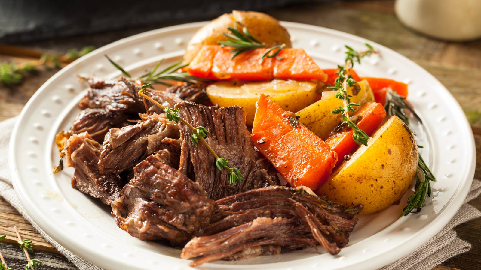 For Savory Pot Roast, Cook It In This Popular Wine