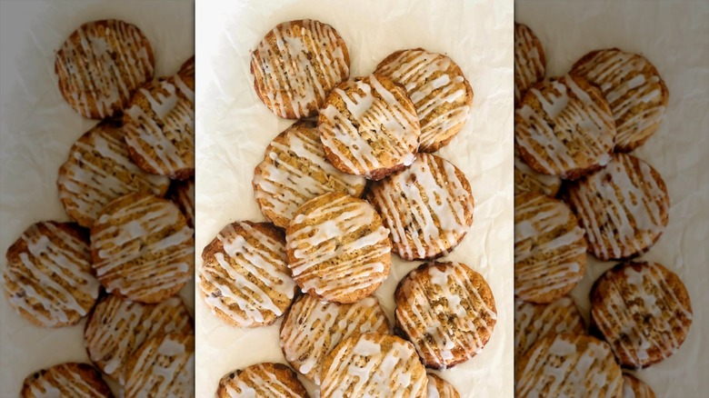 cookies coated in icing
