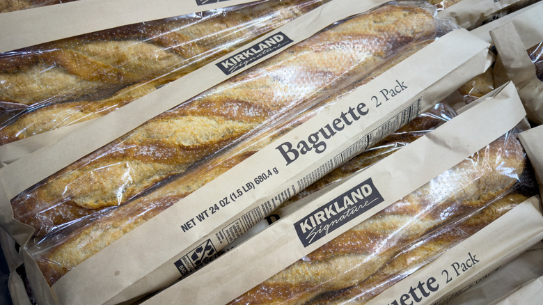 Kirkland Signature baguettes in a pile