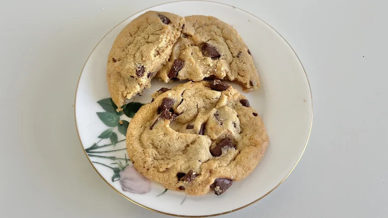 Chocolate Chunk Cookie on a small plate