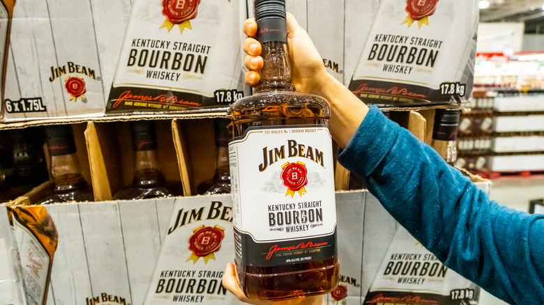 Jim Beam Straight Kentucky Bourbon White Label at Costco