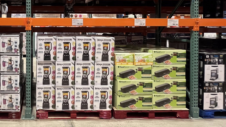variety of kitchen items at Costco