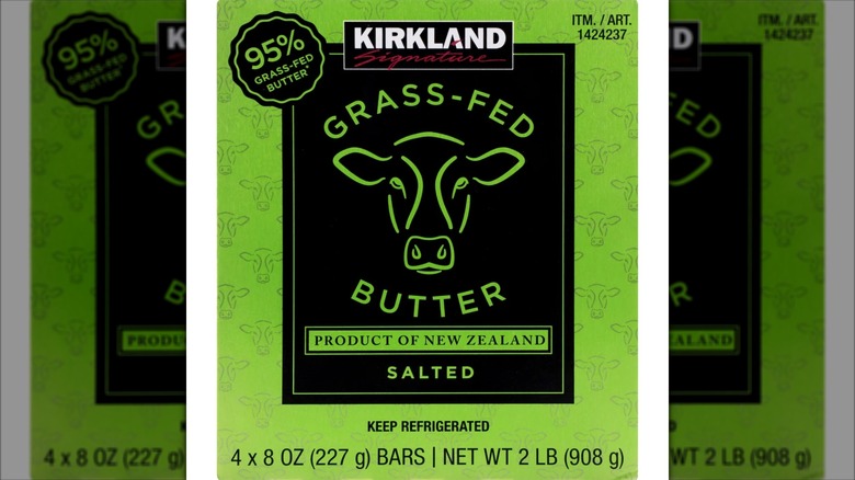 Kirkland Signature grass-fed salted butter