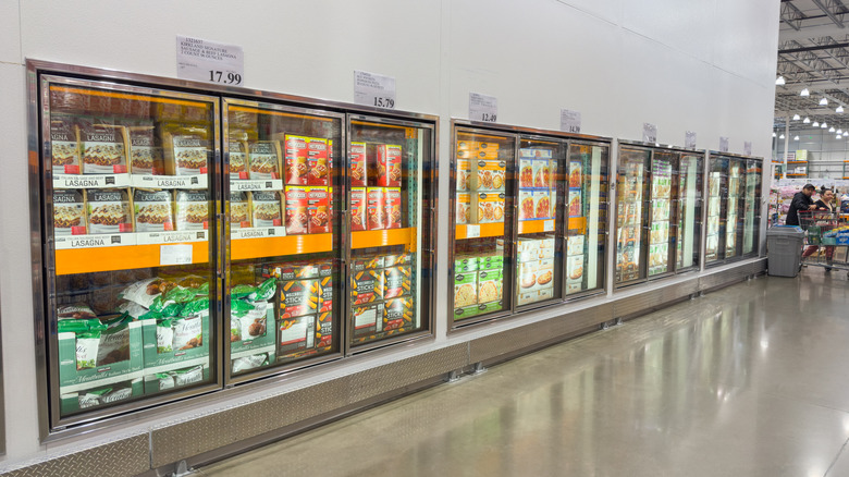 Frozen food aisle at Costco
