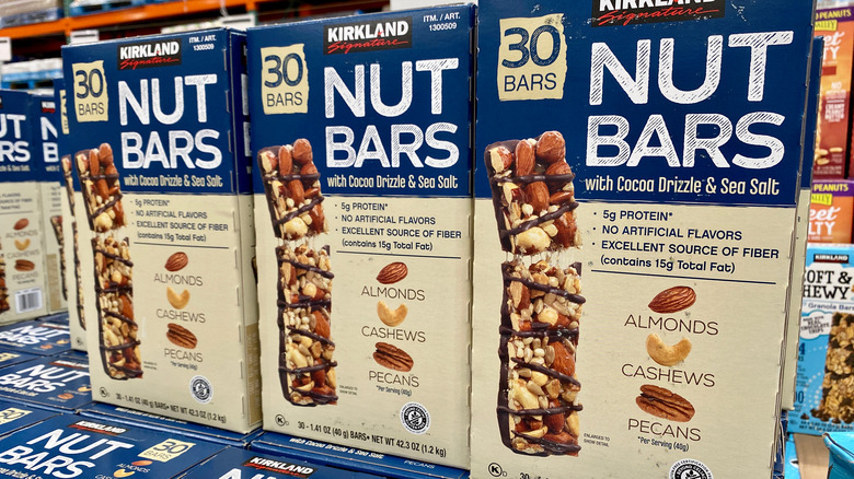 Kirkland Signature Nut Bars in the store