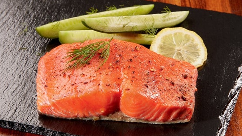 Wild Alaskan salmon at Costco