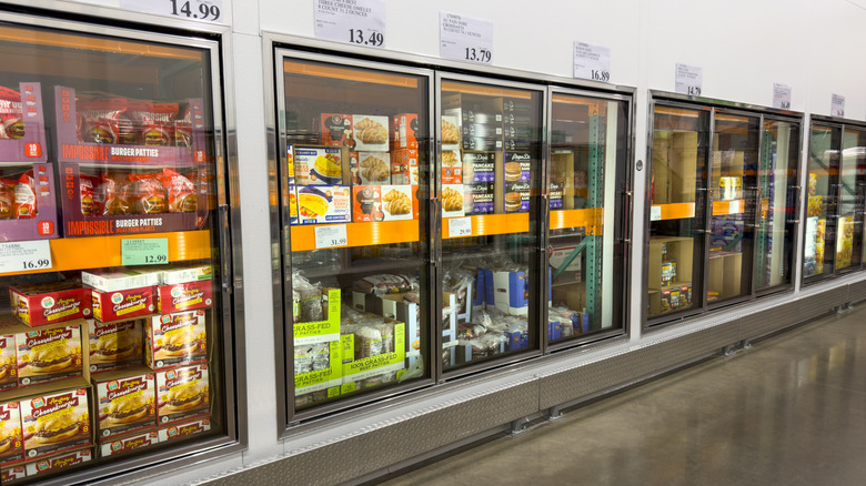 frozen section at Costco