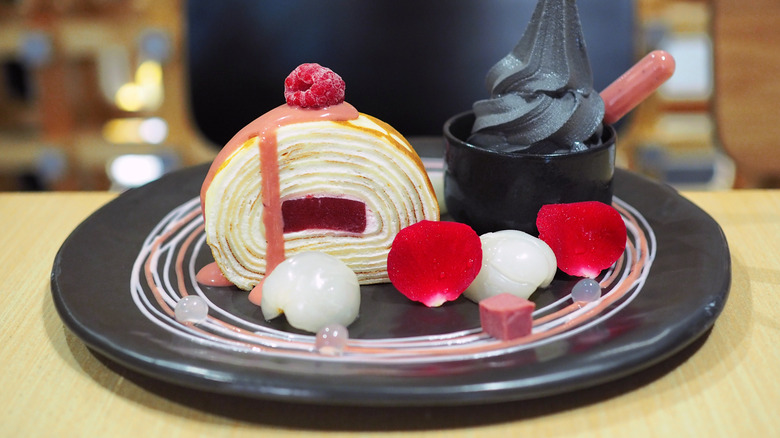 selection of japanese desserts