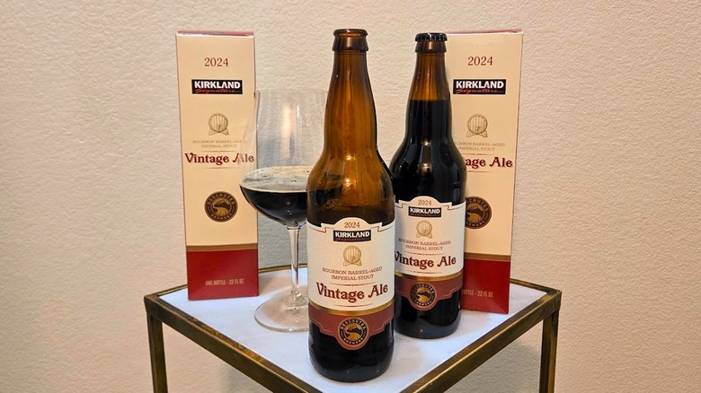 bottles of Kirkland Signature Vintage Ale