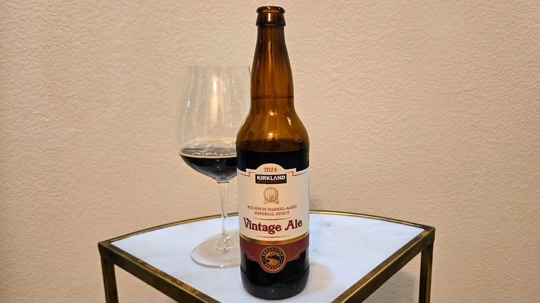 Costco's Vintage Ale and glass