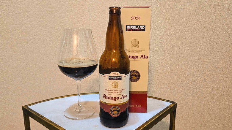 Vintage Ale bottle and box