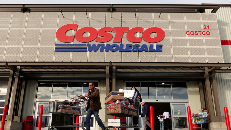 people shopping at costco