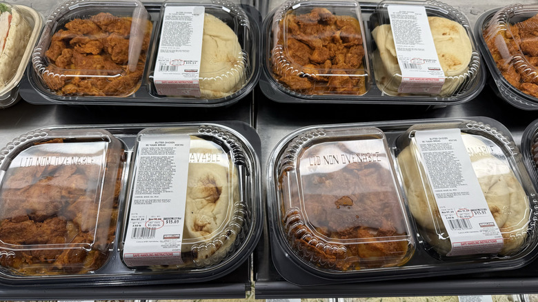 Kirkland Signature Butter Chicken with Naan Bread at Costco