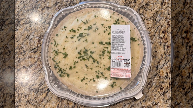 Kirkland Signature Shepherd's Pie on countertop