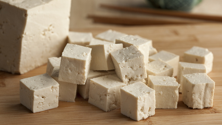 blocks of tofu