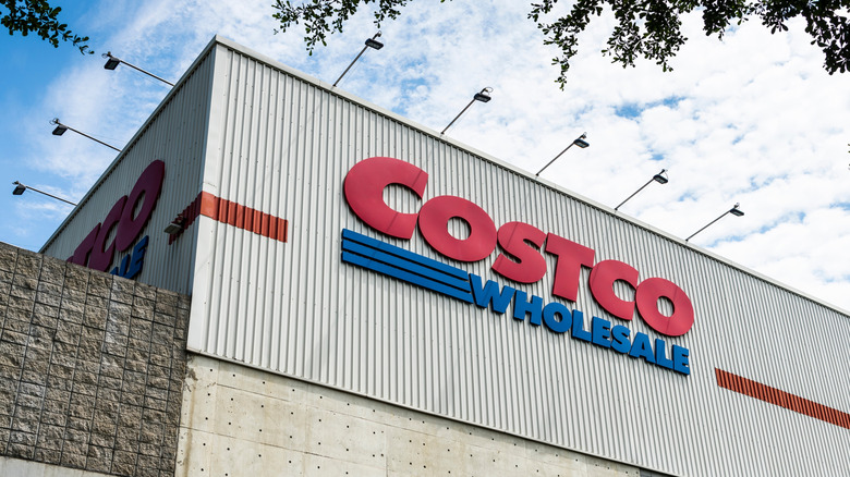 The outside of a Costco store