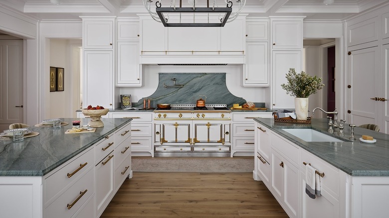 A display kitchen at the Abt Electronics showroom in Glenview, Illinois