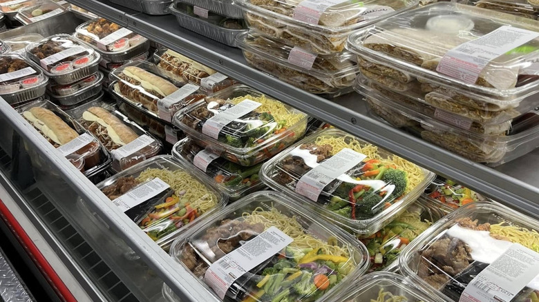 the premade meals section at Costco