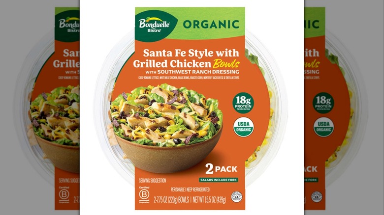 Bonduelle Organic Santa Fe Grilled Chicken Salad product image on white background