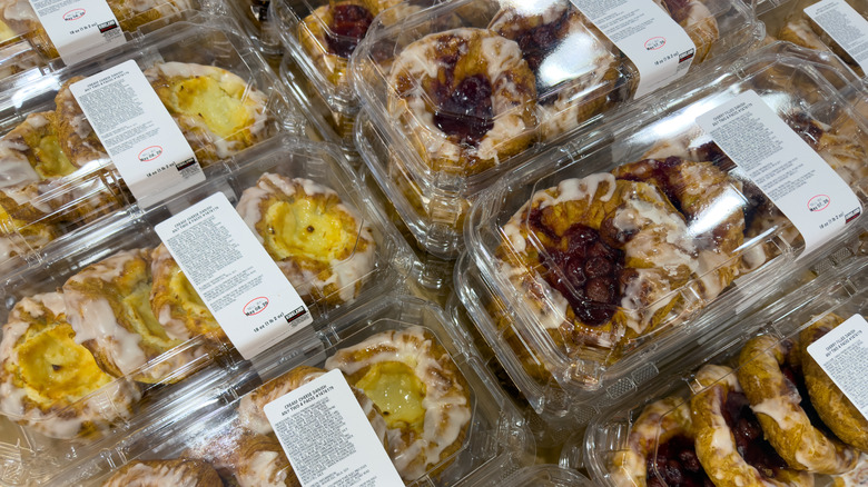 Costco cream cheese danishes in packaging