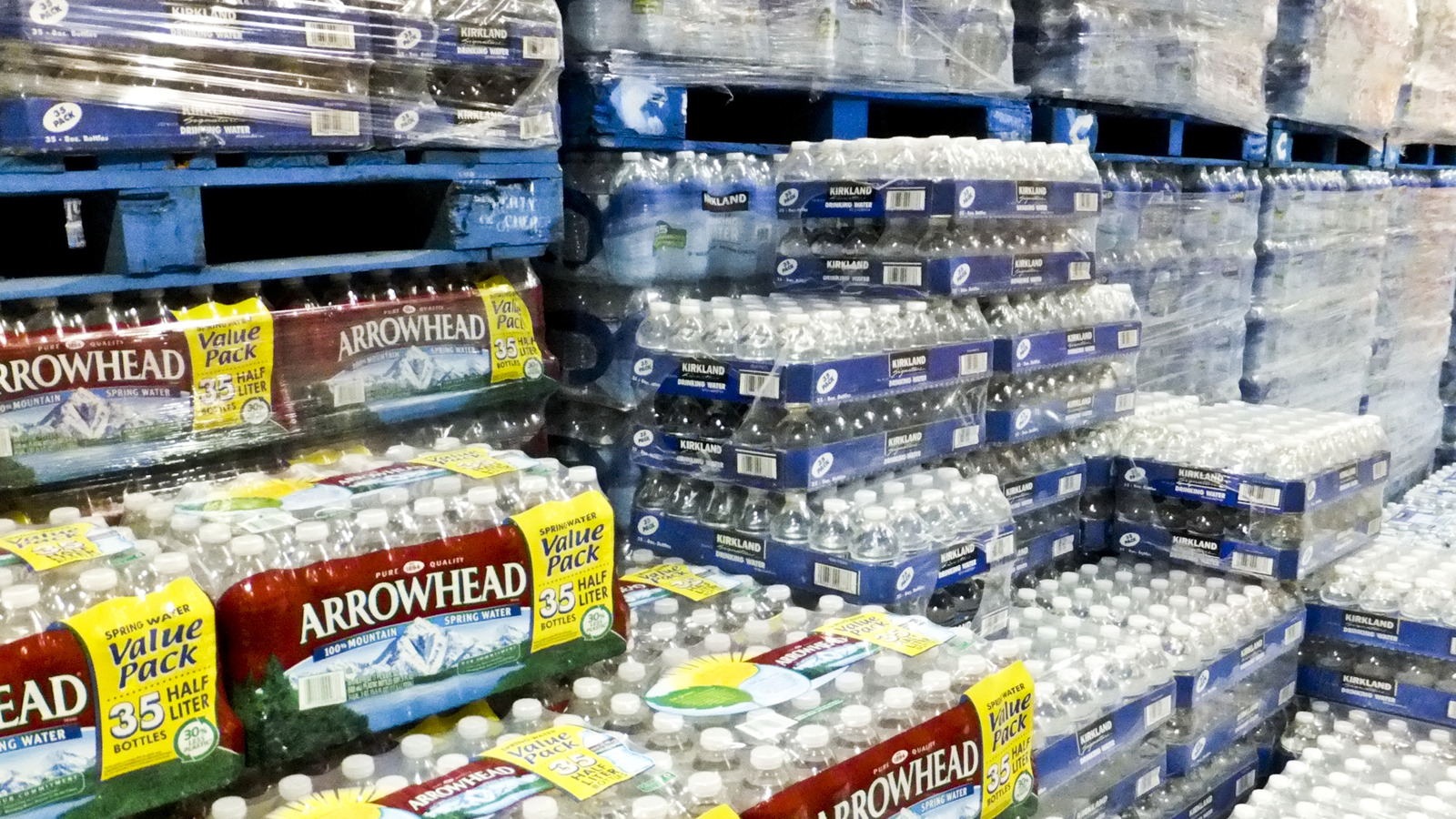 One Of Costco's Best-Selling Items Is A Bottled Water Brand You Can't Get In Oth...