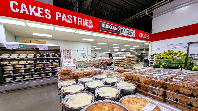 The bakery section at a Costco store