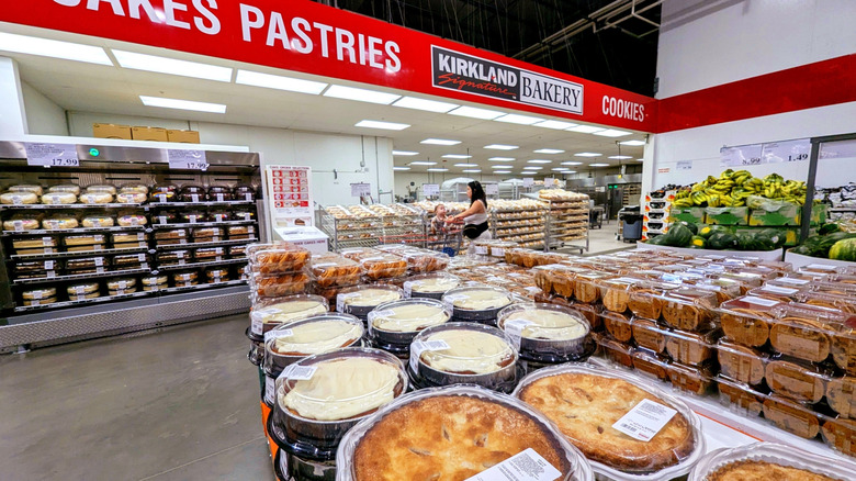 Empty Costco bakery section