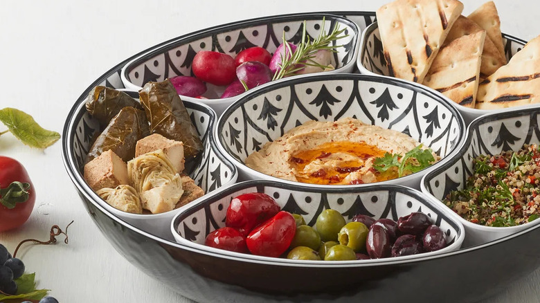 Melamine Lazy Susan with Lid