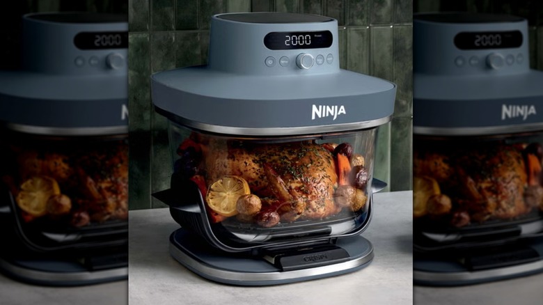 Ninja Crispy Pro 6-in-1 Countertop Glass Cooking System on countertop