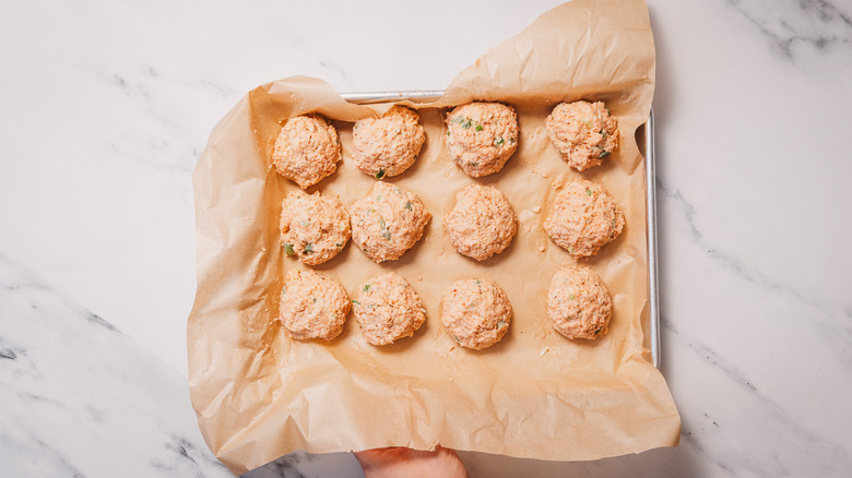 jalapeno bites on baking sheet
