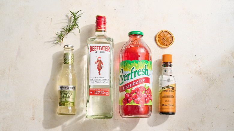 cranberry gin mule cocktail ingredients