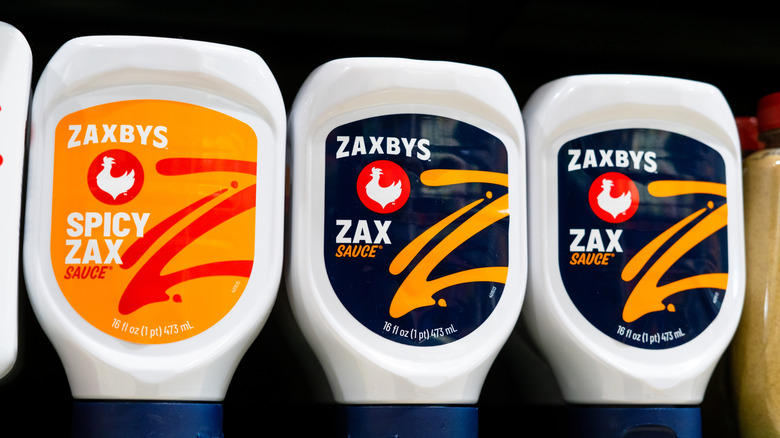 Zaxby's Zax sauce on display