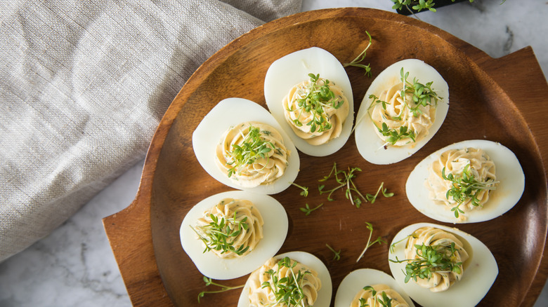 deviled eggs with cream cheese