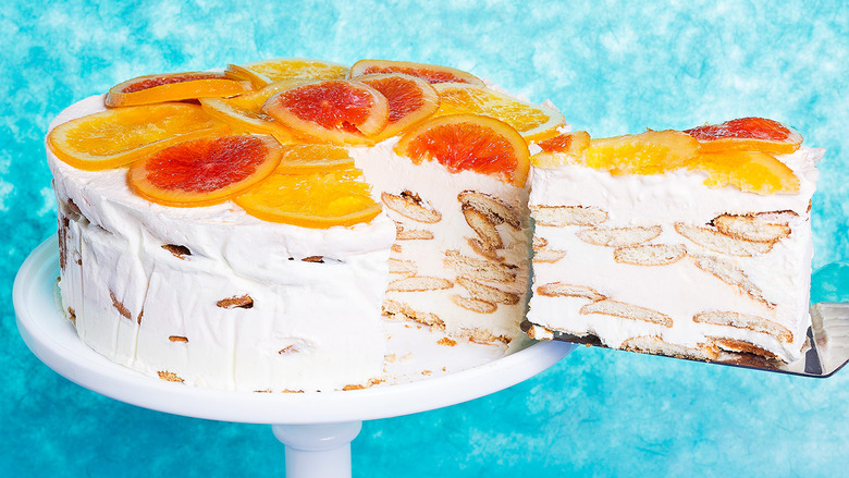 Creamsicle®-Inspired No-Bake Frozen Icebox Cake Recipe