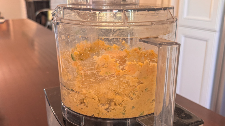 ingredients in food processor