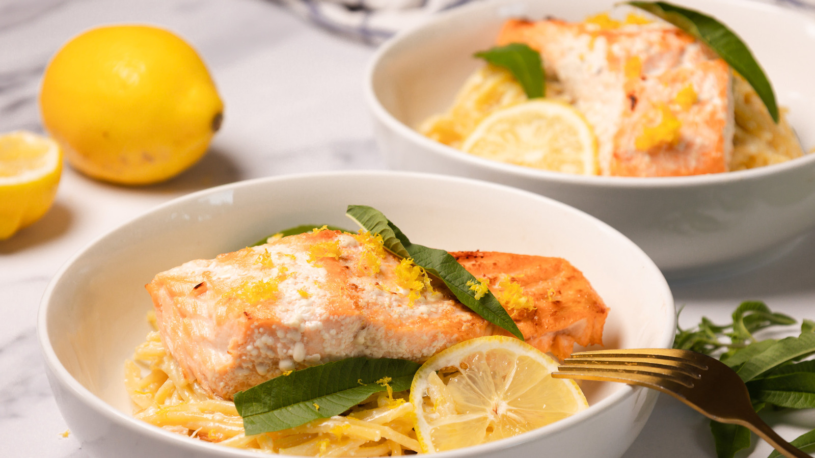 Creamy, Citrusy Salmon Pasta Recipe