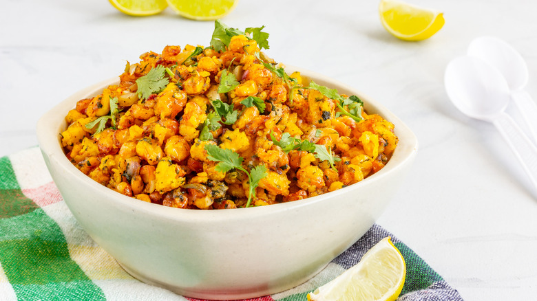 crispy corn in a bowl
