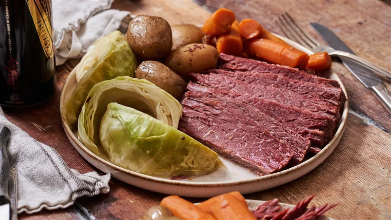 We now associate corned beef with  St. Patrick’s Day because  immigrants prepared the slow-cooked, expensive meal to celebrate their heritage and home country