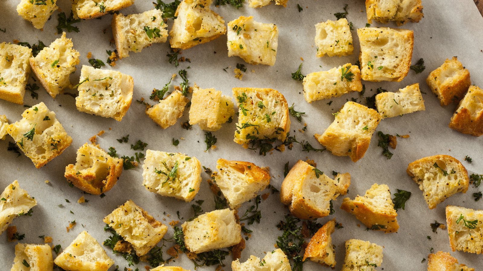 Croutons Are The Solution To Repurposing Leftover Bread Crusts