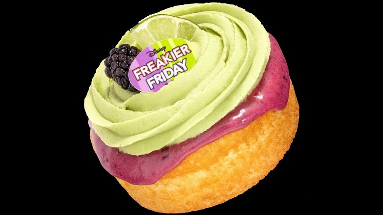 A Freakier Friday Key Lime Blackberry Cake