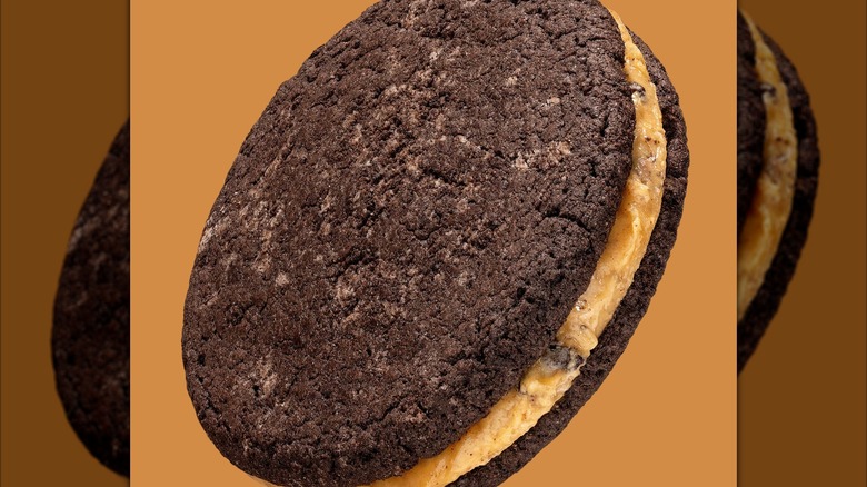 Crumbl's Chocolate Peanut Butter Sandwich Cookie ft. Oreo x Reese's