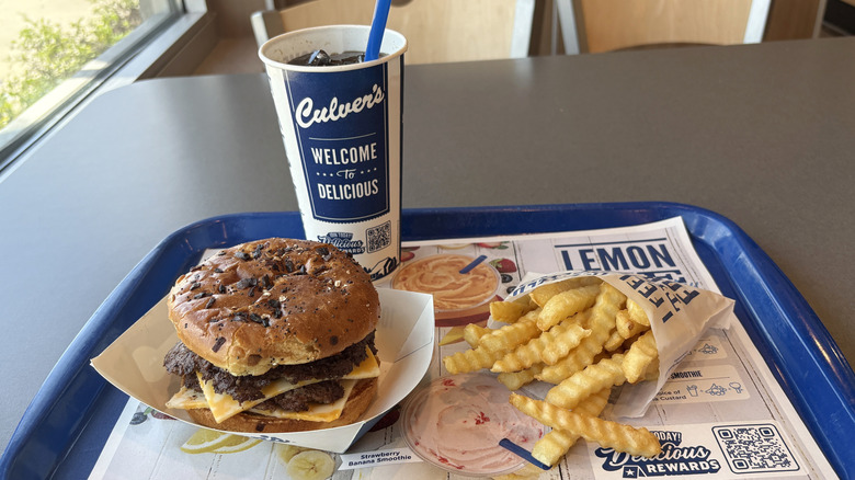 culver's burger meal