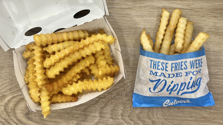French fries from Shake Shack and Culver's.