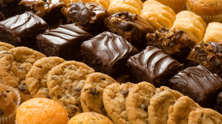 An array of baked goods