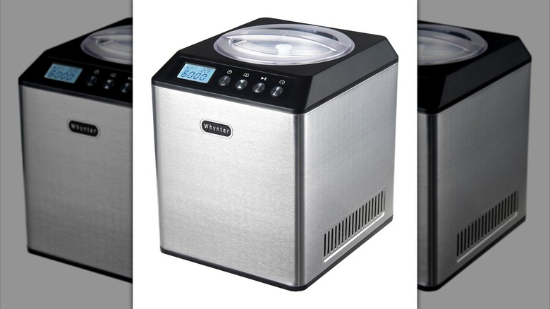 Whynter Ice Cream Maker Machine with Built-In Compressor on white background