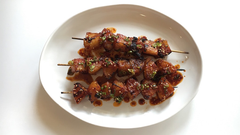 Easy Grilled Skewer Recipe with Daikon Radish